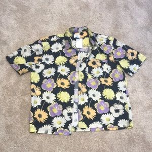 NWT Men’s Floral Button Up